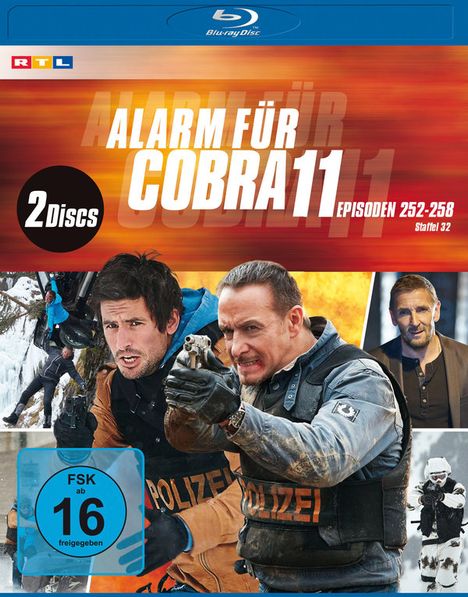 Alarm für Cobra 11 Staffel 32 (Blu-ray), 2 Blu-ray Discs