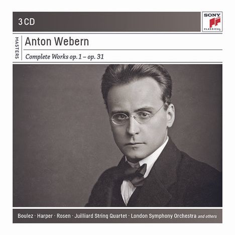 Anton Webern (1883-1945): Sämtliche Werke op.1 - op.31, 3 CDs