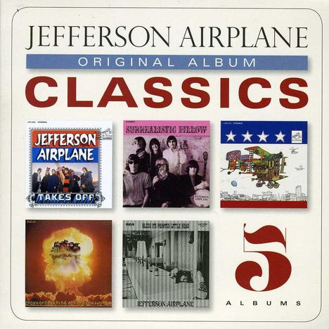 Jefferson Airplane: Original Album Classics, 5 CDs