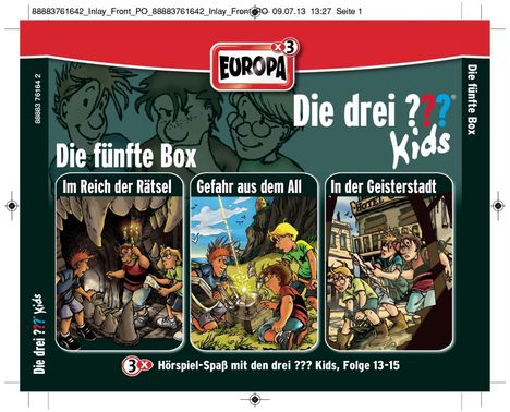 Ulf Blanck: Die drei ??? Kids 3er Box - Folgen 13-15, 3 CDs