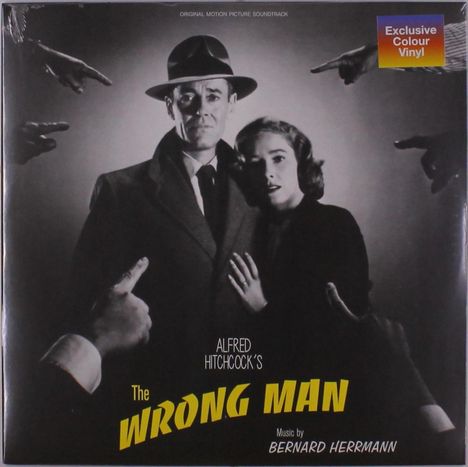 Bernard Herrmann (1911-1975): Filmmusik: The Wrong Man (O.S.T.) (180g) (Colored Vinyl), LP