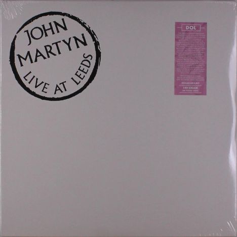 John Martyn: Live At Leeds (180g), LP
