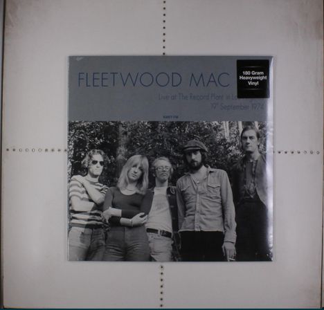 Fleetwood Mac: Live At The Record Plant In Los Angeles, 19th September 1974 (180g), LP