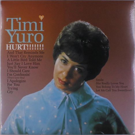 Timi Yuro: Hurt!!!!!!! (180g) +4 Bonus Tracks, LP