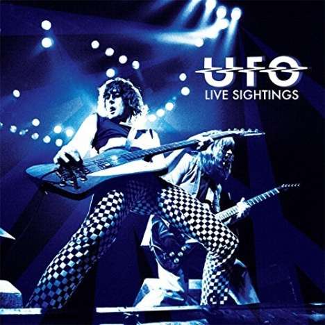 UFO: Live Sightings (Limited-Edition-Box-Set) (Yellow Vinyl), 4 CDs, 1 LP und 1 Buch