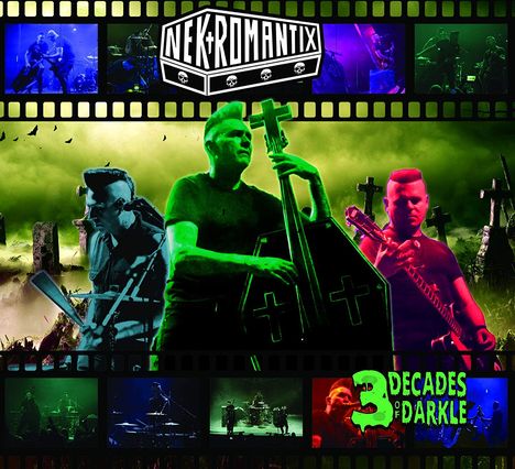 Nekromantix: 3 Decades Of Darkle (Special Edition), 1 CD, 1 DVD und 1 Blu-ray Disc