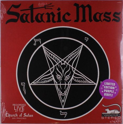 Anton Szandor LaVey: Satanic Mass (Limited Edition) (Purple Vinyl), LP