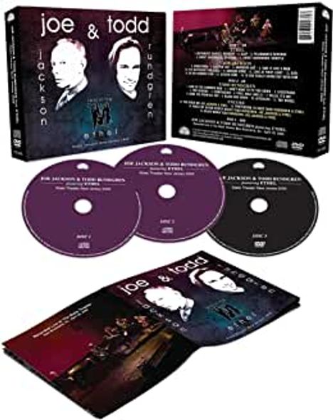 Joe Jackson &amp; Todd Rundgren: State Theater New Jersey 2005, 2 CDs und 1 DVD