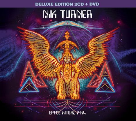 Nik Turner (Hawkwind): Space Ritual 1994 (Deluxe Edition), 2 CDs und 1 DVD