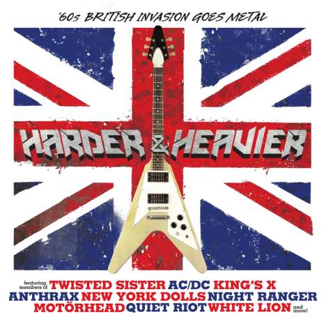 Harder &amp; Heavier: 60s British Invasion Goes Metal (Limited Edition) (Red/Blue Vinyl), LP