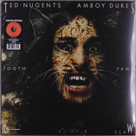 Ted Nugent: Tooth, Fang &amp; Claw (Limited Edition) (Red Marble Vinyl), LP
