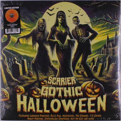 Scarier Gothic Halloween (Limited Edition) (Neon Orange Vinyl), LP