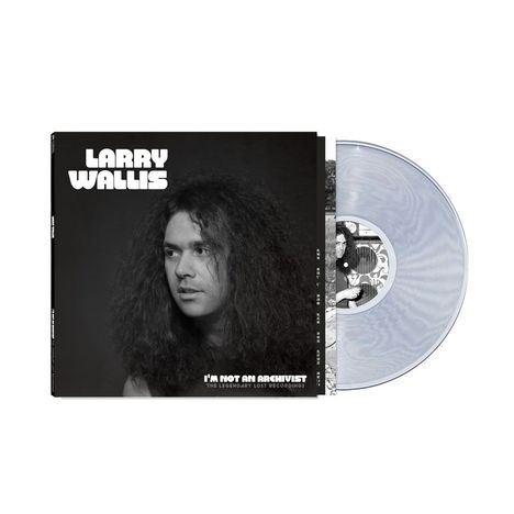 "Ich bin kein Archivar: Die legendären verlorenen Aufnahmen" steht auf einem Albumcover mit einem schwarz-weißen Porträt.