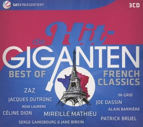 Die Hit-Giganten: Best Of French Classics, 3 CDs