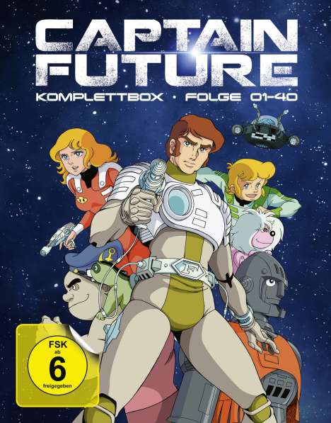 Captain Future (Komplettbox) (Blu-ray), 4 Blu-ray Discs