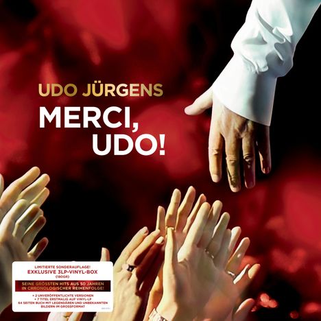 Udo Jürgens (1934-2014): Merci, Udo! (180g) (Limited-Edition), 3 LPs