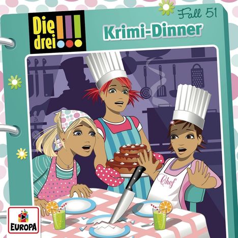 Die drei !!! (Fall 51) Krimi-Dinner, CD