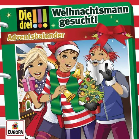 Die drei !!! Adventskalender - Weihnachtsmann gesucht, 2 CDs