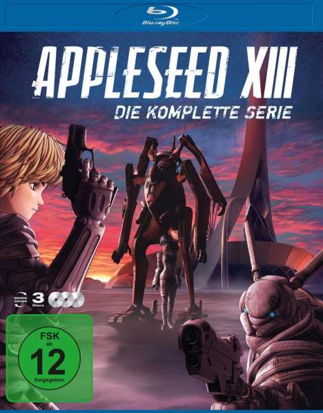 Appleseed XIII (Komplette Serie) (Blu-ray), 3 Blu-ray Discs