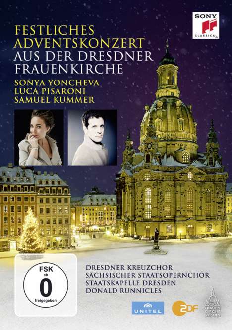 Festliches Adventskonzert aus der Dresdner Frauenkirche 2015, DVD