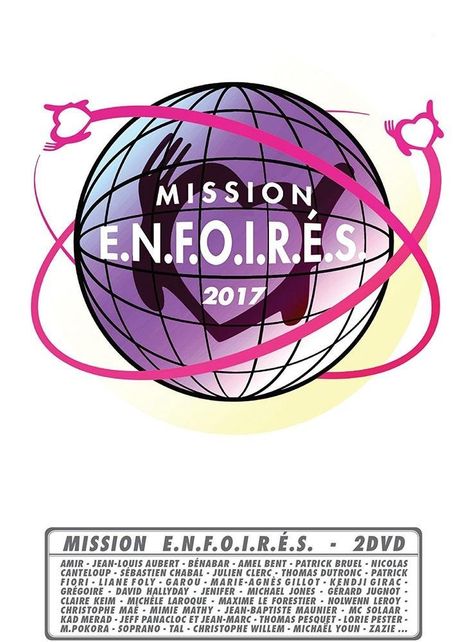 Mission Enfoirés 2017, 2 DVDs