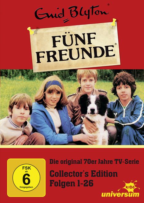Fünf Freunde Episoden 1-26, 6 DVDs