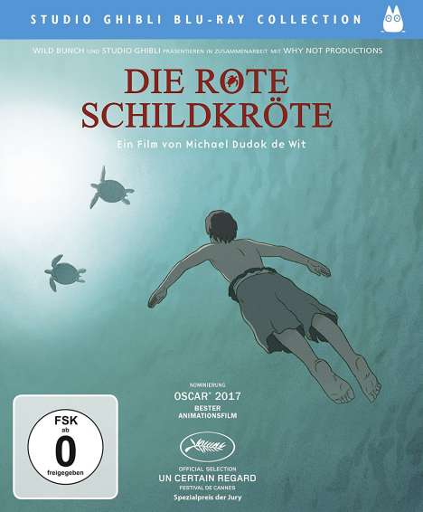 Die rote Schildkröte (Blu-ray), Blu-ray Disc