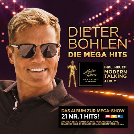 Dieter Bohlen: Die Megahits, 2 CDs