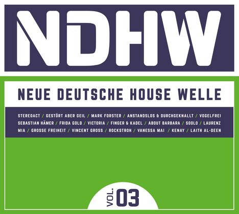 NDHW - Neue Deutsche House Welle Vol. 3, 3 CDs