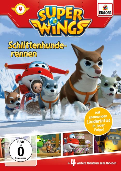 Super Wings Vol. 4: Schlittenhunderennen, DVD