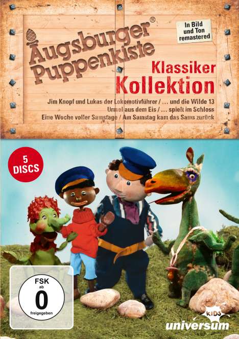Augsburger Puppenkiste: Klassiker Kollektion, 5 DVDs