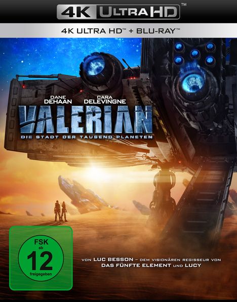 Valerian (Ultra HD Blu-ray &amp; Blu-ray), 1 Ultra HD Blu-ray und 1 Blu-ray Disc