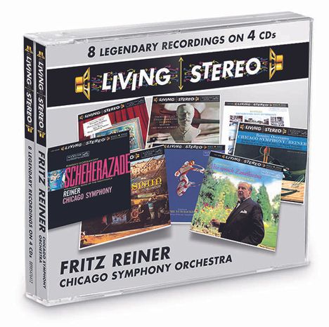 Fritz Reiner &amp; Chicago Symphony Orchestra - RCA Living Stereo, 4 CDs
