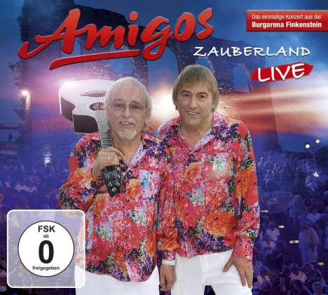 Die Amigos: Zauberland (Live 2017) (Limitierte-Fanbox), 1 CD und 1 DVD