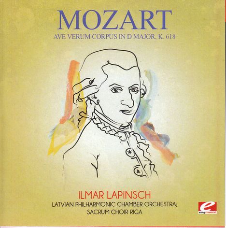 Wolfgang Amadeus Mozart (1756-1791): Ave Verum Corpus KV 618, Maxi-CD