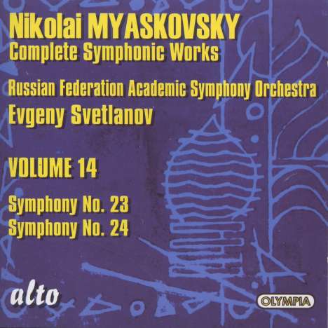 Nikolai Miaskowsky (1881-1950): Symphonie Nr.24, CD