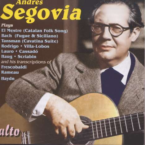 Andres Segovia,Gitarre, CD