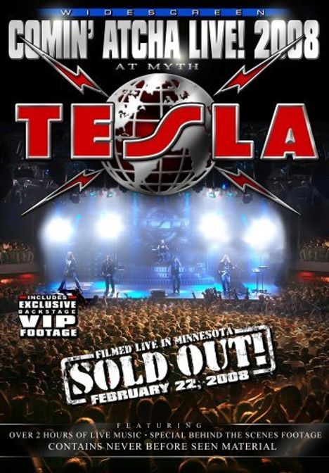 Tesla: Comin Atcha Live 2008, DVD