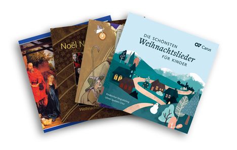 Weihnachten mit Kindern - Carus-Aufnahmen (Exklusivset für jpc), 4 CDs