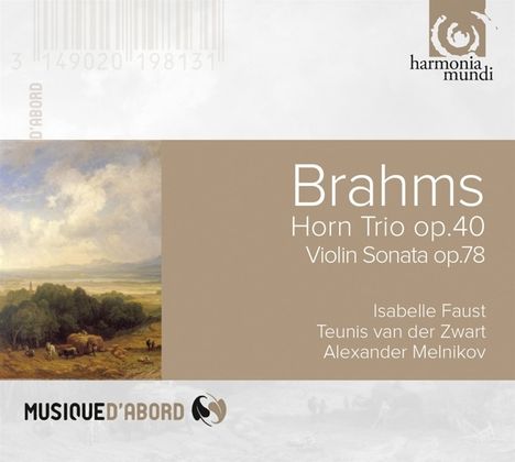 Johannes Brahms (1833-1897): Horntrio op.40, CD