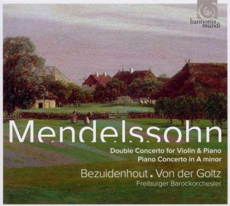 Felix Mendelssohn Bartholdy (1809-1847): Konzert d-moll für Violine, Klavier &amp; Orchester, CD