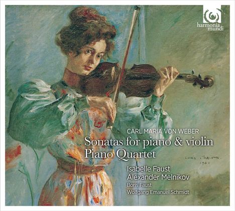 Carl Maria von Weber (1786-1826): Sonaten für Violine &amp; Klavier op.10 Nr.1-6, CD