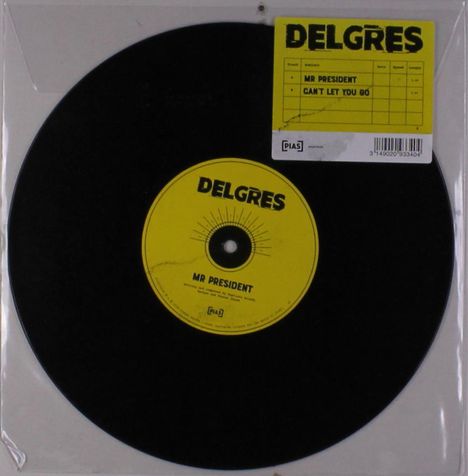 Delgres: Mr President / Can't Let You Go, Single 10"