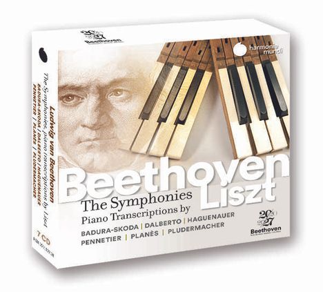 Ludwig van Beethoven (1770-1827): Symphonien Nr.1-9 (Klavierfassung von Franz Liszt), 7 CDs