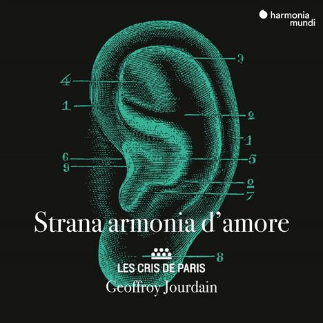 Les Cris de Paris - Strana armonia d'amore (Madrigale a quattro, cinque e sei voci), CD