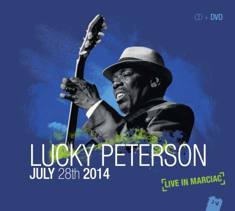 Lucky Peterson: Live In Marciac 2014 (CD + DVD), 1 CD und 1 DVD