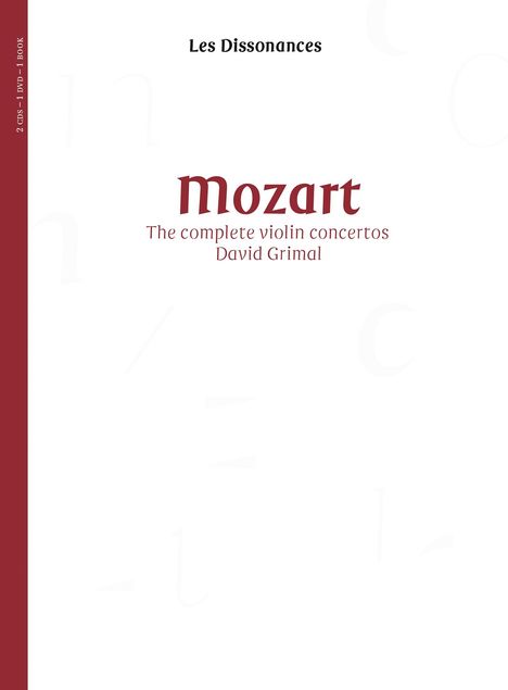 Wolfgang Amadeus Mozart (1756-1791): Violinkonzerte Nr.1-5, 2 CDs und 1 DVD