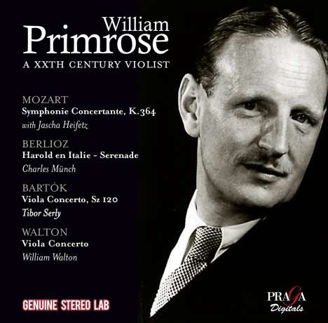 William Primrose  - A XXth Century Violist, CD