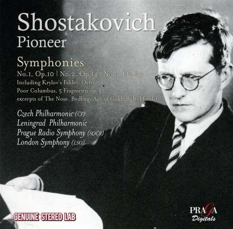 Dmitri Schostakowitsch (1906-1975): Symphonien Nr.1-3, 2 CDs