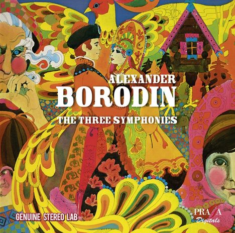 Alexander Borodin (1833-1887): Symphonien Nr.1-3, CD